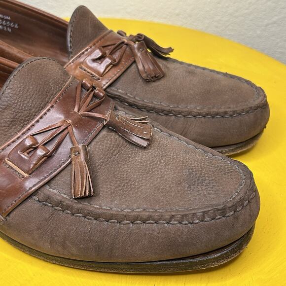 Allen Edmonds Chatham Tassel Loafers Men\'s Size 11 B Leather & Nubuck main image 15